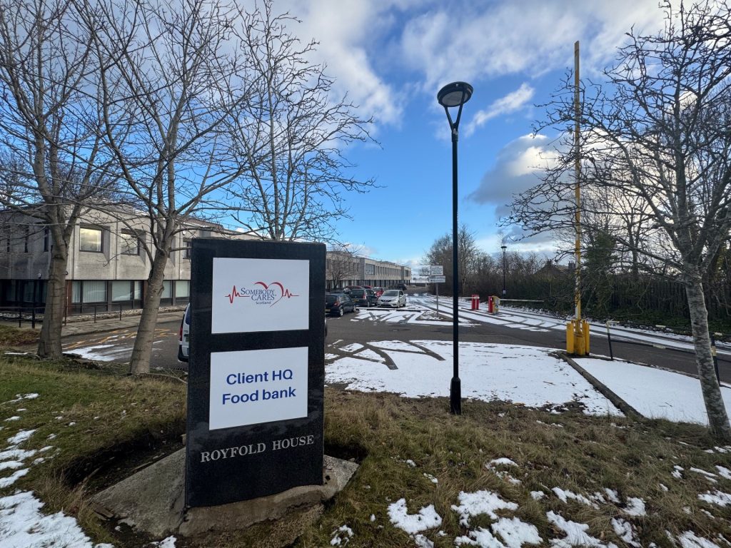 Somebody Care HQ, Royfold House, Aberdeen, local Aberdeen charity - client furniture and food bank